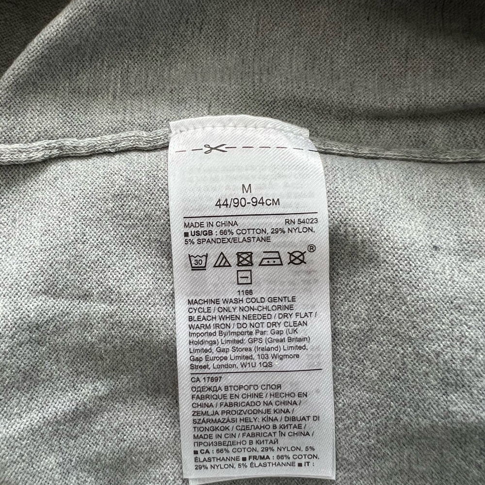 Gray Button-Up Cardigan - Picture 5 of 5